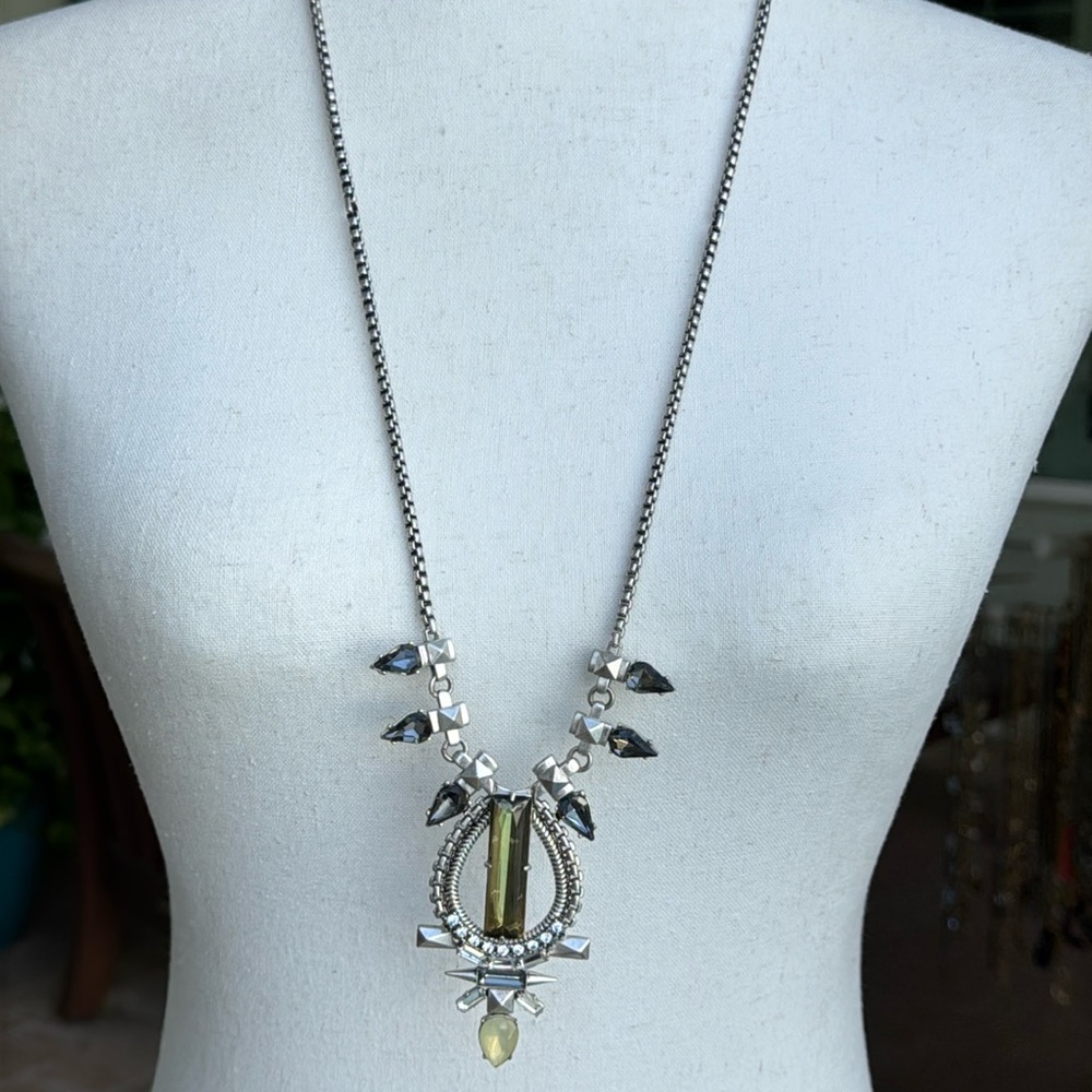 Stella & Dot Adjustable Eclipse Long Crystal Art … - image 3